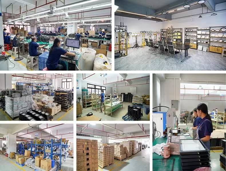 SFY Smart Lighting floodlight assembly line, showroom and warehouse
