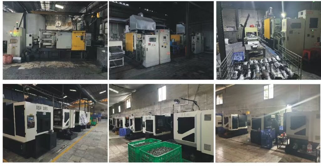 SFY die-casting and machining equipment at the Zhongshan production factory