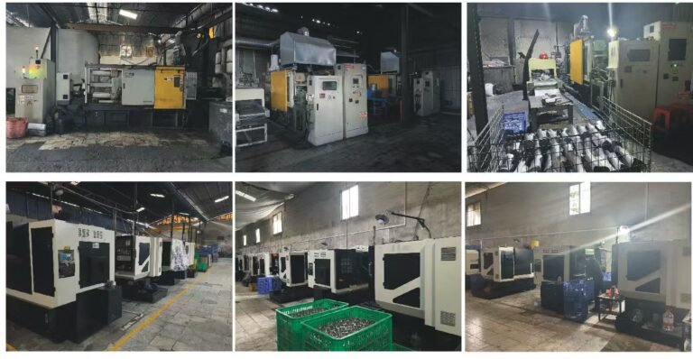 SFY die-casting and machining equipment at the Zhongshan production factory