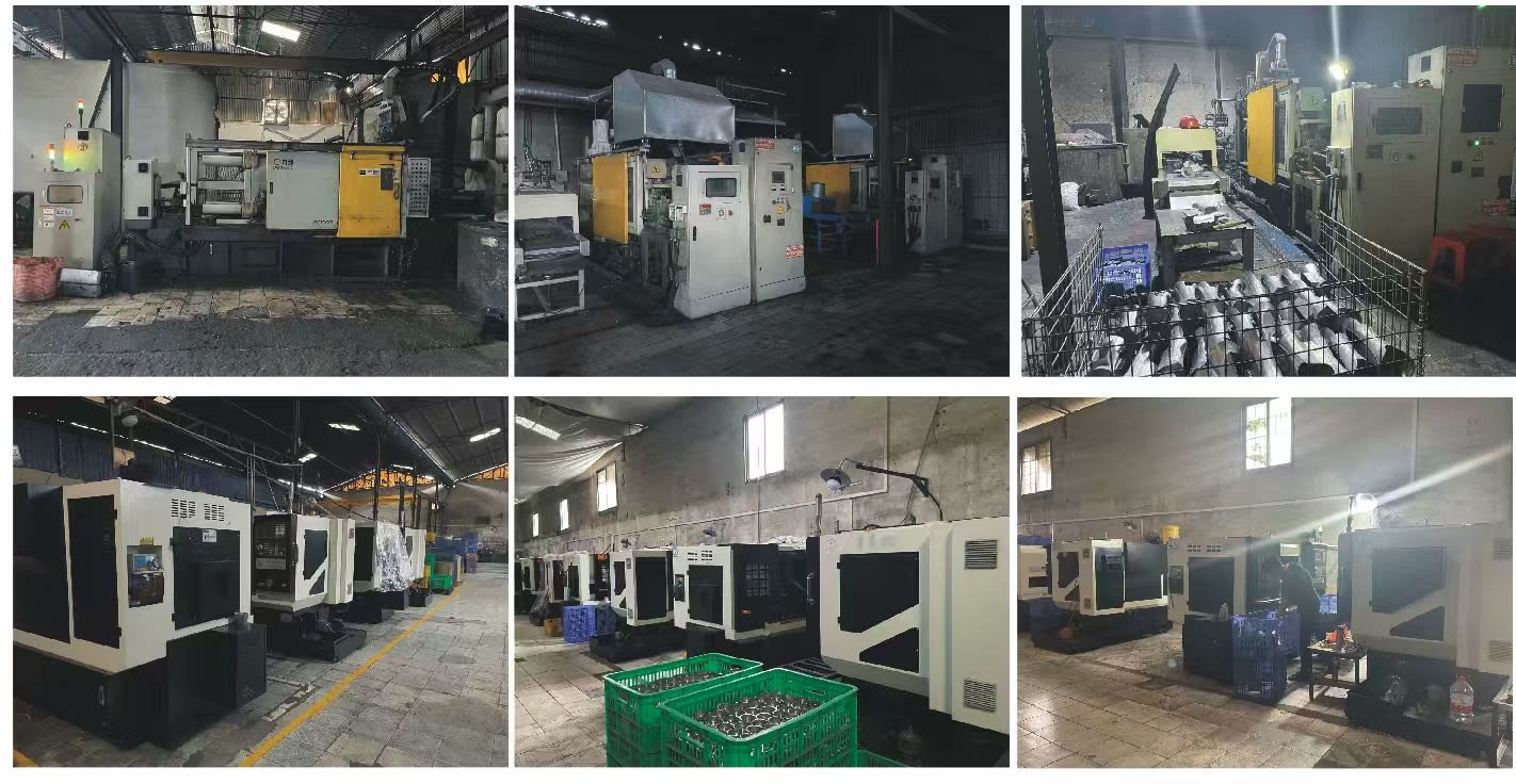 SFY die-casting and machining equipment at the Zhongshan production factory