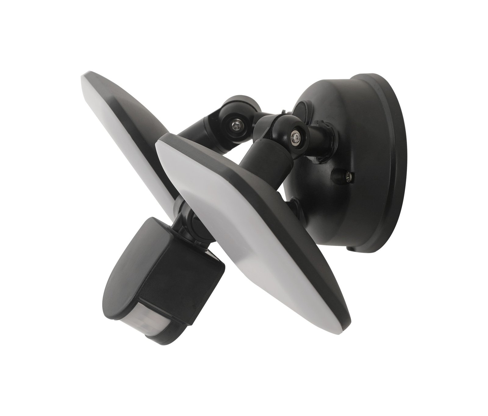 SFY dual-head square LED sensor security light on a white background